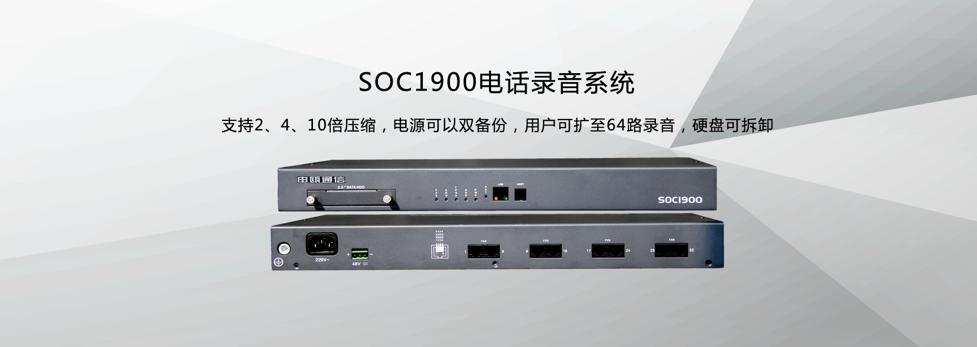 SOC1900电话录音系统